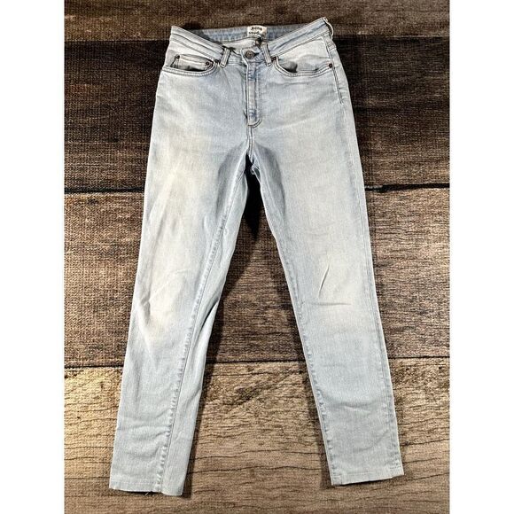 Acne Studios Women's Pin LT Vintage Skinny Jeans 29x32 Light Blue Wash - Picture 1 of 9